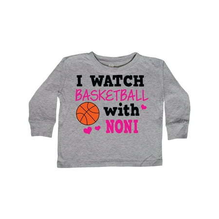Inktastic I Watch Basketball with Noni Gift Toddler Toddler Girl Long Sleeve T-Shirt
Inktastic I Watch Basketball with Noni Gift Toddler Toddler Girl Long Sleeve T-Shirt