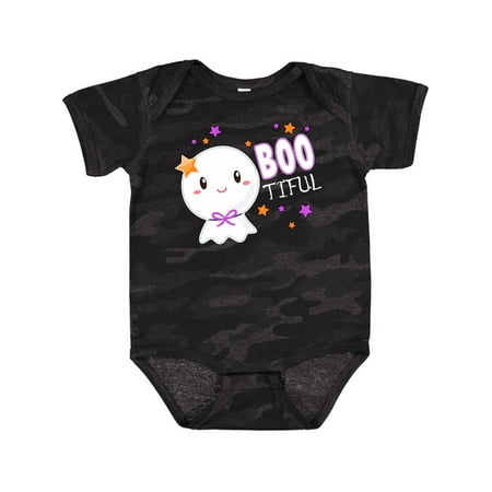 Inktastic Boo-tiful- cute ghost Gift Baby Boy or Baby Girl Bodysuit
