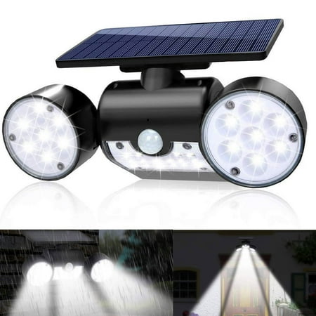 Solar Light Outdoor Motion Sensor Solar Wall Light with Dual Head Spotlights 30 LED Waterproof
Solar Light Outdoor Motion Sensor Solar Wall Light with Dual Head Spotlights 30 LED Waterproof