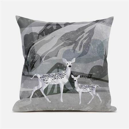 Amrita Sen Designs CAPL734FSDS-ZP-16x16 16 x 16 in. Curious Deer Suede Zippered Pillow with Insert - Silver & Black
Amrita Sen Designs CAPL734FSDS-ZP-16x16 16 x 16 in. Curious Deer Suede Zippered Pillow with Insert - Silver & Black
