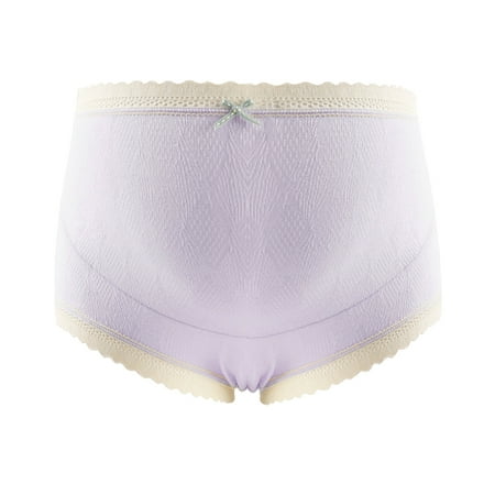Lilgiuy Ladies Comfortable Prenatal Solid Color Large Size Short High Waist Lace Abdominal Maternity Panties Underwear(Purple XXL) for 2022
Lilgiuy Ladies Comfortable Prenatal Solid Color Large Size Short High Waist Lace Abdominal Maternity Panties Underwear(Purple XXL) for 2022