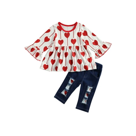 Diconna 2-7 Years Valentine s Day Baby Love Pattern Printing Three-pieces Suit Infant Girl s Long Sleeve Tops + Long Pants+Headband Set
Diconna 2-7 Years Valentine s Day Baby Love Pattern Printing Three-pieces Suit Infant Girl s Long Sleeve Tops + Long Pants+Headband Set