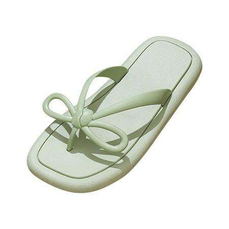 Sandals Women Comfortable Slippers Fashion Flip Flops Solid Color Cute Bowknot Decoration Flat Bottom Comfortable Shoes For Women Sandals
Sandals Women Comfortable Slippers Fashion Flip Flops Solid Color Cute Bowknot Decoration Flat Bottom Comfortable Shoes For Women Sandals