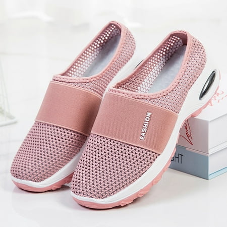 〖Yilirongyumm〗 Pink 38 Slippers For Women Mesh Breathable Sport Shoes Ladies Fashion Comfortable Solid Color Casual Wedges Sport Walking Shoes
〖Yilirongyumm〗 Pink 38 Slippers For Women Mesh Breathable Sport Shoes Ladies Fashion Comfortable Solid Color Casual Wedges Sport Walking Shoes