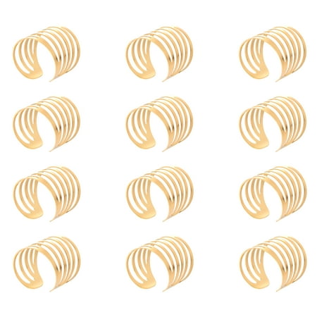 12pcs Napkin Buckle Metal Napkin Ring Pearl Napkin Circle Table Setting Supply
12pcs Napkin Buckle Metal Napkin Ring Pearl Napkin Circle Table Setting Supply