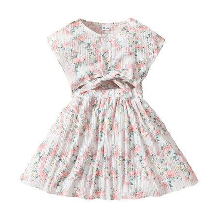 Toddler Children Summer Little Girls Dress Flower Printed Sleeveless Princess Dress Fashion Kids Baby Sweet Sundress Outwear Leisure Dailywear
Toddler Children Summer Little Girls Dress Flower Printed Sleeveless Princess Dress Fashion Kids Baby Sweet Sundress Outwear Leisure Dailywear