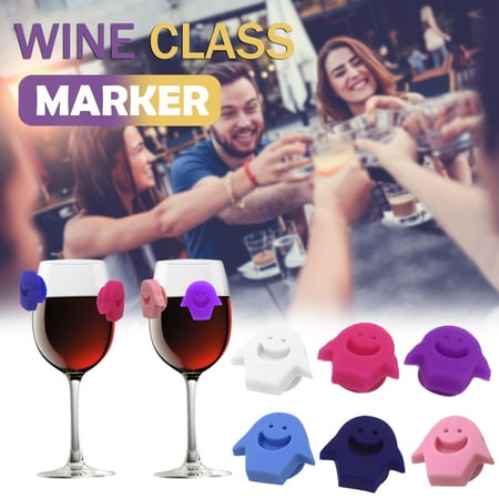 Recognizer Cup Glass Party Wine PC Gel Silica Label Creative Glass 6 Identifier Kitchen,Dining Bar Wine Glass Racks hanitom
Recognizer Cup Glass Party Wine PC Gel Silica Label Creative Glass 6 Identifier Kitchen,Dining Bar Wine Glass Racks hanitom