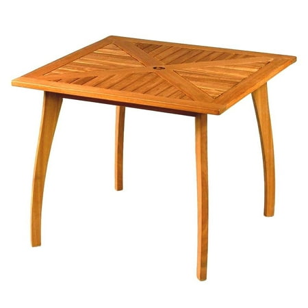 Balau Wood 36 in. Square Patio Table