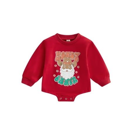 sdghg Baby Girls Boys Christmas Romper Car Christmas Tree/Santa/Letter Print Round Neck Long Sleeve Jumpsuits Bodysuits
sdghg Baby Girls Boys Christmas Romper Car Christmas Tree/Santa/Letter Print Round Neck Long Sleeve Jumpsuits Bodysuits