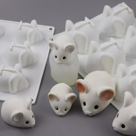 FANTADOOL Mouse Silicone Mold Single Chocolate Cake Mold Flour Pad Soft High Temperature Resistant Christmas DIY Mold Baking Decoration 
FANTADOOL Mouse Silicone Mold Single Chocolate Cake Mold Flour Pad Soft High Temperature Resistant Christmas DIY Mold Baking Decoration