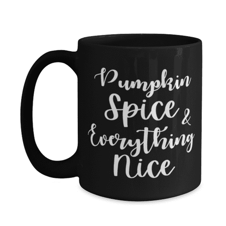 Fall Mug - Thanksgiving Mug - Pumpkin Spice and Everything Nice - 15oz Black
Fall Mug - Thanksgiving Mug - Pumpkin Spice and Everything Nice - 15oz Black