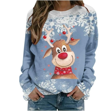 Womens Tops Dressy Casual Womens Tops Women s Printed Loose T-shirt Long Sleeves Blouse Round Neck Casual Tops Sweatshirt Womens Tops Corset Tops for Women
Womens Tops Dressy Casual Womens Tops Women s Printed Loose T-shirt Long Sleeves Blouse Round Neck Casual Tops Sweatshirt Womens Tops Corset Tops for Women