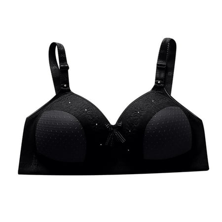 Puntoco Plus Size Clearance Bra Ladies Breathable Gathers No Rims Bra Woman Cotton Thin Underwear Black
Puntoco Plus Size Clearance Bra Ladies Breathable Gathers No Rims Bra Woman Cotton Thin Underwear Black