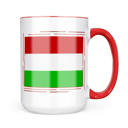 Neonblond Hungary Flag Mug gift for Coffee Tea lovers