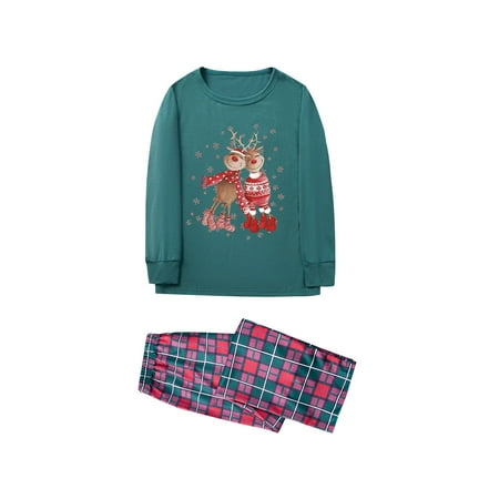 Family Matching Christmas Pajamas Set Solid Sleeves Cute Pattern Printing Festival For Adults & Kids Parent Child Outfit
Family Matching Christmas Pajamas Set Solid Sleeves Cute Pattern Printing Festival For Adults & Kids Parent Child Outfit