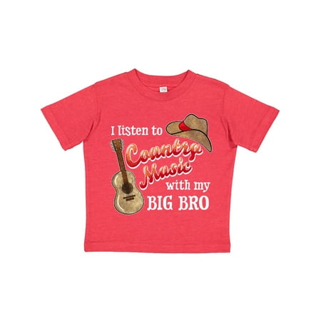 Inktastic I Listen to Country Music with my Big Bro Guitar and Hat Gift Toddler Boy or Toddler Girl T-Shirt
Inktastic I Listen to Country Music with my Big Bro Guitar and Hat Gift Toddler Boy or Toddler Girl T-Shirt