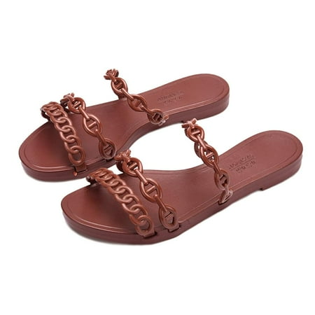 hksybuy Fashion Student Anti-slip Footwear Summer Women Flat Slippers (Brown 38)
hksybuy Fashion Student Anti-slip Footwear Summer Women Flat Slippers (Brown 38)
