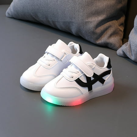 Baby Toddler Kids LED Skate Shoes Soft Sole Anti Slip Hook & Loop Fastener Sneakers For Boys Girls
Baby Toddler Kids LED Skate Shoes Soft Sole Anti Slip Hook & Loop Fastener Sneakers For Boys Girls