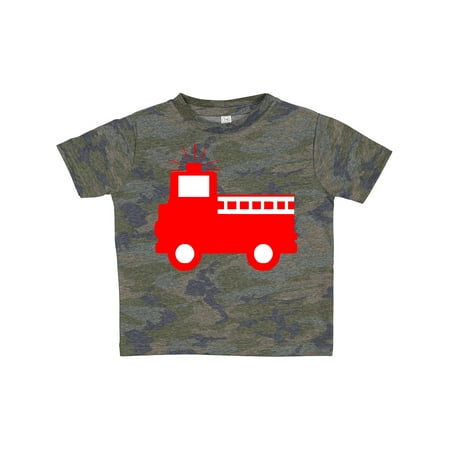 Inktastic Cute Red Firetruck Gift Toddler Boy or Toddler Girl T-Shirt
