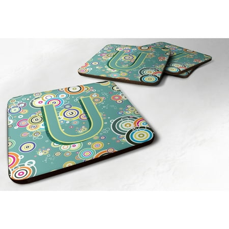 Carolines Treasures CJ2015-UFC Letter U Circle Circle Teal Initial Alphabet Foam Coaster Set of 4 3 1/2 x 3 1/2
Carolines Treasures CJ2015-UFC Letter U Circle Circle Teal Initial Alphabet Foam Coaster Set of 4 3 1/2 x 3 1/2