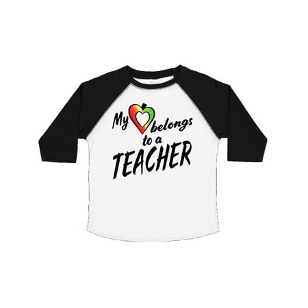 Inktastic My Heart Belongs to a Teacher Gift Toddler Boy or Toddler Girl T-Shirt 
Inktastic My Heart Belongs to a Teacher Gift Toddler Boy or Toddler Girl T-Shirt
