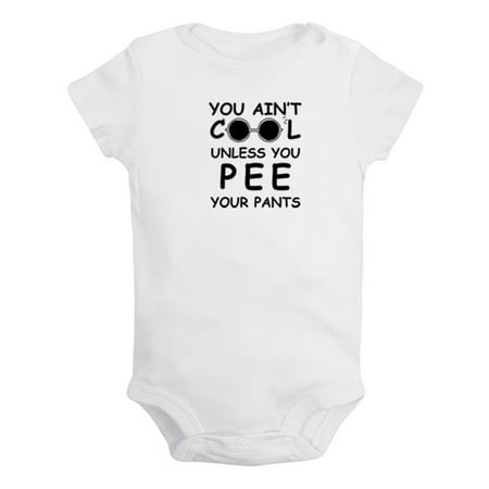 You Ain t Cool Unless You Pee Your Pants Funny Rompers For Babies Newborn Baby Unisex Bodysuits Infant Jumpsuits Toddler 0-24 Months Kids One-Piece Oufits (White 12-18 Months)
You Ain t Cool Unless You Pee Your Pants Funny Rompers For Babies Newborn Baby Unisex Bodysuits Infant Jumpsuits Toddler 0-24 Months Kids One-Piece Oufits (White 12-18 Months)
