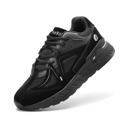 FitVille Extra Wide Walking Shoes for Men Wide Width Sneakers for Flat Feet Arch Fit Heel Pain Relief (All Black 11.5 xx-Wide)
FitVille Extra Wide Walking Shoes for Men Wide Width Sneakers for Flat Feet Arch Fit Heel Pain Relief (All Black 11.5 xx-Wide)