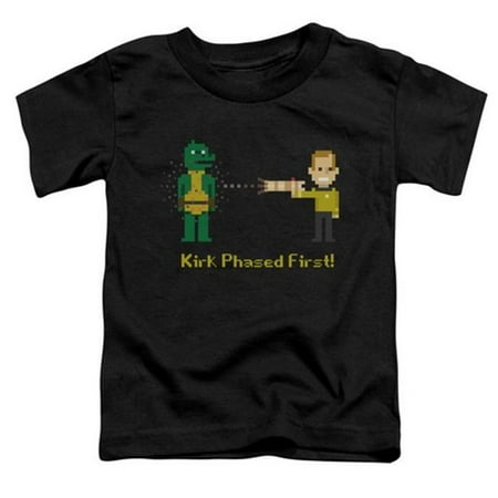 Trevco Star Trek-Kirk Phased First - Short Sleeve Toddler Tee - Black- Small 2T
Trevco Star Trek-Kirk Phased First - Short Sleeve Toddler Tee - Black- Small 2T