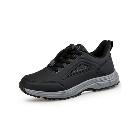 Ritualay Unisex Walking Shoes Thick Sole Trainers Lace Up Sneakers Lock Buckle Faux Leather Casual Shoe Womens Women Men Sport Black Men Shoes 9.5
Ritualay Unisex Walking Shoes Thick Sole Trainers Lace Up Sneakers Lock Buckle Faux Leather Casual Shoe Womens Women Men Sport Black Men Shoes 9.5