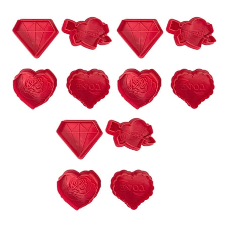 HEMOTON 12pcs Plastic Rose Shaped Molds Fondant Cake Spring Plunger Embossed Molds Baking Utensils
HEMOTON 12pcs Plastic Rose Shaped Molds Fondant Cake Spring Plunger Embossed Molds Baking Utensils