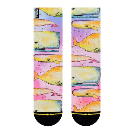 Bad Otis Link Whale Crew Sock
