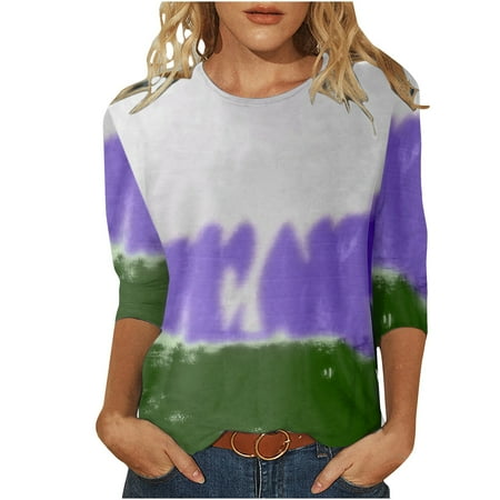 Mrat Sweatshirt for Women Long Sleeve Round-Neck Blouses & Shirts Ladies Fashion Printed T-shirt Mid-length 3/4 Sleeves Blouse Round Neck Casual Tops Long Sleeve Sleep Shirts for Female
Mrat Sweatshirt for Women Long Sleeve Round-Neck Blouses & Shirts Ladies Fashion Printed T-shirt Mid-length 3/4 Sleeves Blouse Round Neck Casual Tops Long Sleeve Sleep Shirts for Female