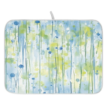 Soft Watercolor Strokes Dish Drying Mat for Kitchen Quick Drying Absorbent Soft Durable 18 x 24
Soft Watercolor Strokes Dish Drying Mat for Kitchen Quick Drying Absorbent Soft Durable 18 x 24