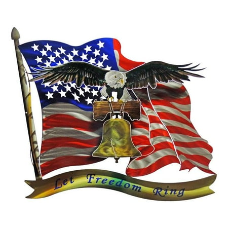Next Innovations 101410002-FREEDOM Let Freedom Ring American Pride Wall Art
