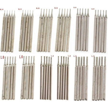 JINGLING 0.4-1.5mm Diamond Drill Bits Set Drilling Lapidary Tools For Stone Pack of 60Pcs
JINGLING 0.4-1.5mm Diamond Drill Bits Set Drilling Lapidary Tools For Stone Pack of 60Pcs