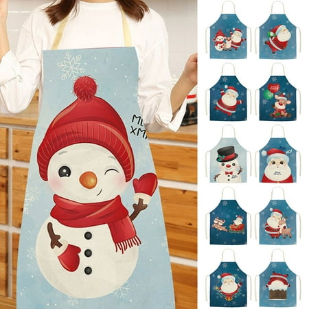 Cartoon Christmas Apron - Christmas Pattern Strap Design Wear-Resistant Anti-oil Washable Versatile Decorative Apron
Cartoon Christmas Apron - Christmas Pattern Strap Design Wear-Resistant Anti-oil Washable Versatile Decorative Apron