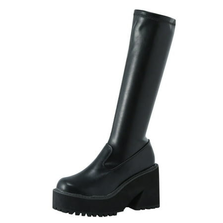 ZIZOCWA Dress Shoes For Women Comfortable Dressy Mid Calf Dresses For Women Chunky Block Heels Mid Calf Knee High High Heel Costume Party Dress Shoes For Women N L
ZIZOCWA Dress Shoes For Women Comfortable Dressy Mid Calf Dresses For Women Chunky Block Heels Mid Calf Knee High High Heel Costume Party Dress Shoes For Women N L