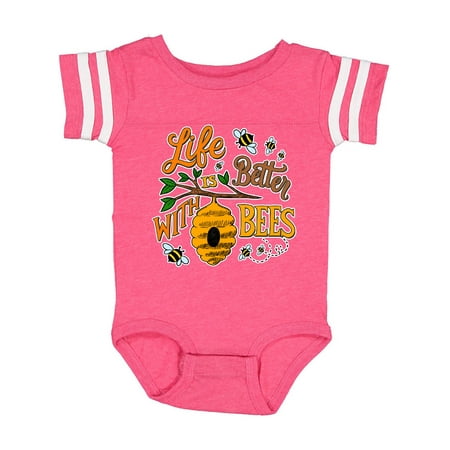 Inktastic Life is Better with Bees with Beehive Illustration Gift Baby Boy or Baby Girl Bodysuit
Inktastic Life is Better with Bees with Beehive Illustration Gift Baby Boy or Baby Girl Bodysuit