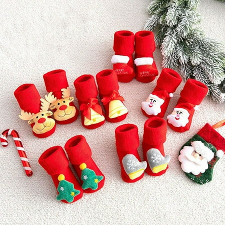 1 Pair Newborn Cotton Winter Autumn Baby Girls Boys Kids Socks Infant Christmas Santa Claus Terry Warm slippers Children Sock
1 Pair Newborn Cotton Winter Autumn Baby Girls Boys Kids Socks Infant Christmas Santa Claus Terry Warm slippers Children Sock