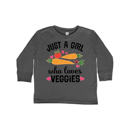 Inktastic Just A Girl Who Loves Veggies Gift Toddler Toddler Girl Long Sleeve T-Shirt
Inktastic Just A Girl Who Loves Veggies Gift Toddler Toddler Girl Long Sleeve T-Shirt