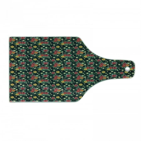 Tropical Cutting Board Bouquet of Hibiscus and Monstera Flowers Realistic Illustration on Dark Background Tempered Glass Cutting and Serving Board Wine Bottle Shape Multicolor by Ambesonne
Tropical Cutting Board Bouquet of Hibiscus and Monstera Flowers Realistic Illustration on Dark Background Tempered Glass Cutting and Serving Board Wine Bottle Shape Multicolor by Ambesonne