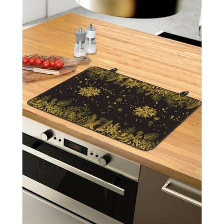 Christmas Snowflake Stove Top Covers for Electric Stove Heat Insulation Fireproof Glass Cooktop Cover Counter Top Glass Stove Cover 36 x21 Yellow Winter Snowflake Botanical Black
Christmas Snowflake Stove Top Covers for Electric Stove Heat Insulation Fireproof Glass Cooktop Cover Counter Top Glass Stove Cover 36 x21 Yellow Winter Snowflake Botanical Black
