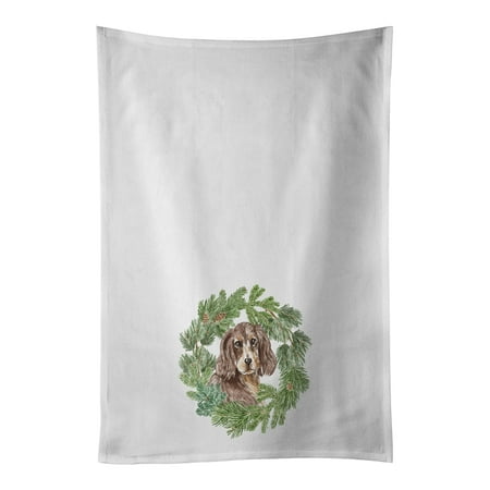 Cocker Spaniel Liver and Tan Christmas Wreath White Kitchen Towel Set of 2 19 in x 28 in
Cocker Spaniel Liver and Tan Christmas Wreath White Kitchen Towel Set of 2 19 in x 28 in