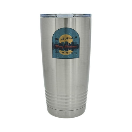 ThisWear Santa Flying Over Cityscape 20oz Stainless Steel Insulated Silver Travel Mug with Lid
ThisWear Santa Flying Over Cityscape 20oz Stainless Steel Insulated Silver Travel Mug with Lid