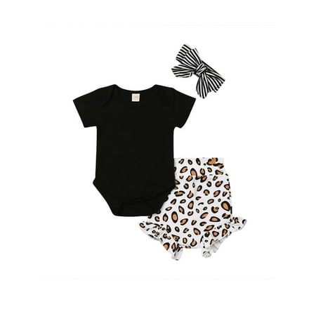 3PCS Newborn Kids Baby Girls Leopard print Clothes Romper Pants Headband Outfits
3PCS Newborn Kids Baby Girls Leopard print Clothes Romper Pants Headband Outfits