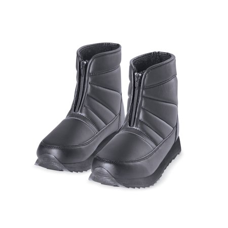 Collections Etc Plush Lined Zip-Front Boots with Steel Ice Grips 
Collections Etc Plush Lined Zip-Front Boots with Steel Ice Grips