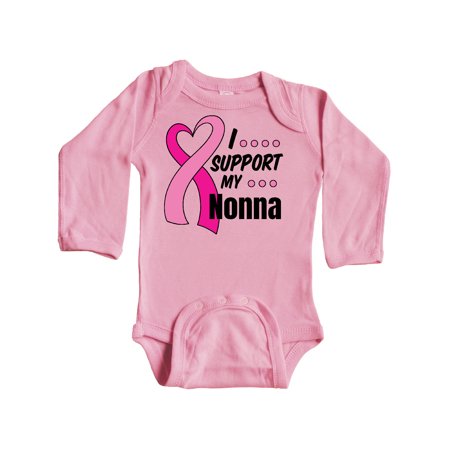 Inktastic Breast Cancer Awareness I Support My Nonna with Pink Ribbon Gift Baby Boy or Baby Girl Long Sleeve Bodysuit
Inktastic Breast Cancer Awareness I Support My Nonna with Pink Ribbon Gift Baby Boy or Baby Girl Long Sleeve Bodysuit