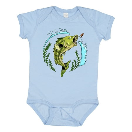 Inktastic Leaping Bass Fish- Fishing Illustration Gift Baby Boy or Baby Girl Bodysuit
Inktastic Leaping Bass Fish- Fishing Illustration Gift Baby Boy or Baby Girl Bodysuit