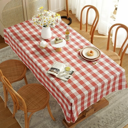 Niuer Tablecloth Plaid Tablecloths Washable Rectangle Table Cloths Home Decor Modern Dust-proof Polyester Orange Red 140x140cm/55 x55
Niuer Tablecloth Plaid Tablecloths Washable Rectangle Table Cloths Home Decor Modern Dust-proof Polyester Orange Red 140x140cm/55 x55
