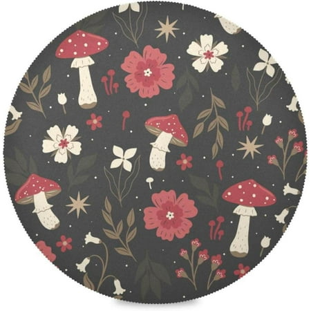 Hyjoy Mushrooms Flower Round Placemats Set of 1 Table Mats for Kitchen Washable Non-Slip Place Mats Heat Resistant Place Mats for Kitchen Dining Table Decoration
Hyjoy Mushrooms Flower Round Placemats Set of 1 Table Mats for Kitchen Washable Non-Slip Place Mats Heat Resistant Place Mats for Kitchen Dining Table Decoration